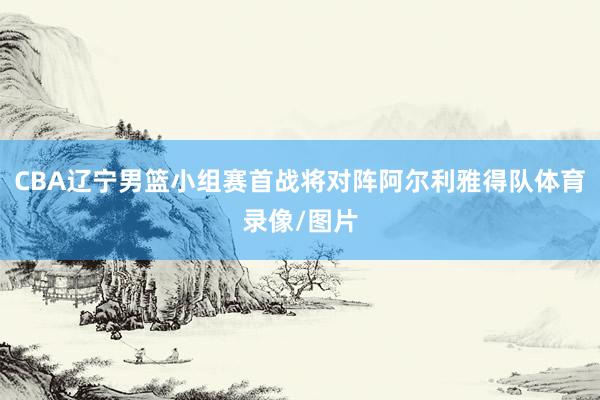 CBA辽宁男篮小组赛首战将对阵阿尔利雅得队体育录像/图片