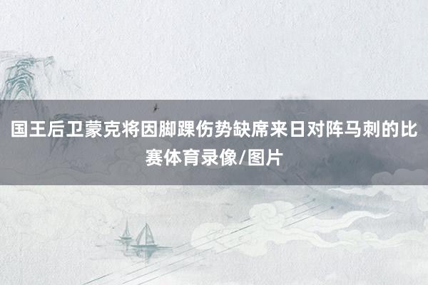 国王后卫蒙克将因脚踝伤势缺席来日对阵马刺的比赛体育录像/图片