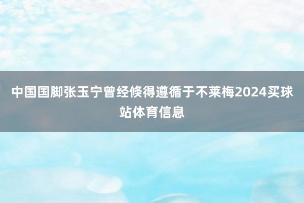 中国国脚张玉宁曾经倏得遵循于不莱梅2024买球站体育信息