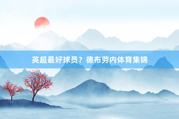 英超最好球员？德布劳内体育集锦