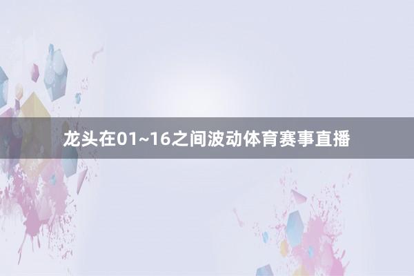龙头在01~16之间波动体育赛事直播