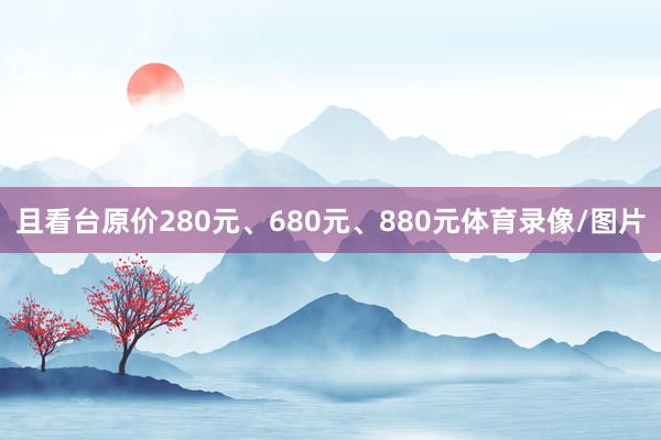 且看台原价280元、680元、880元体育录像/图片