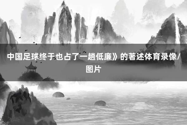 中国足球终于也占了一趟低廉》的著述体育录像/图片
