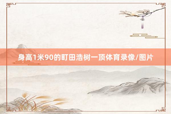 身高1米90的町田浩树一顶体育录像/图片