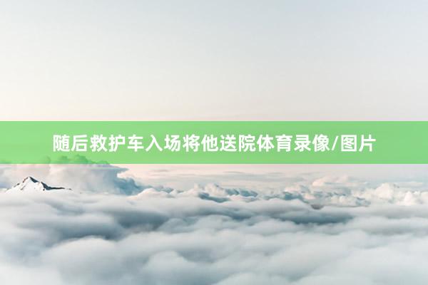 随后救护车入场将他送院体育录像/图片