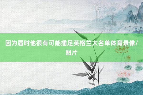 因为届时他很有可能插足英格兰大名单体育录像/图片