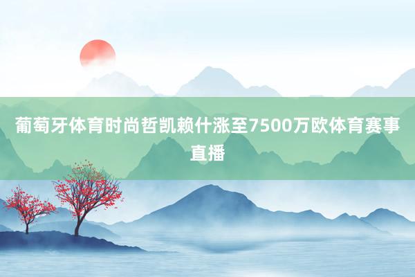 葡萄牙体育时尚哲凯赖什涨至7500万欧体育赛事直播