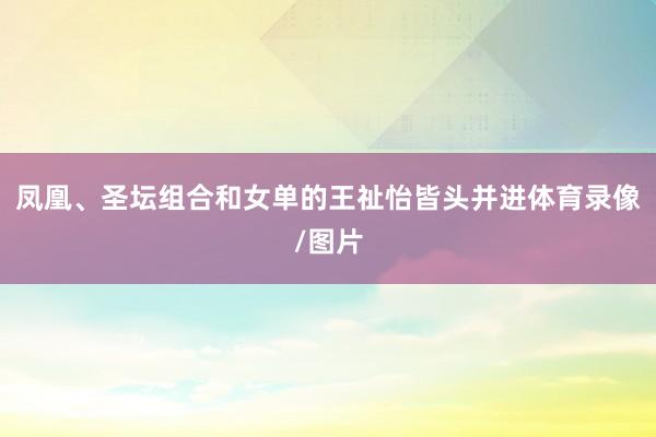 凤凰、圣坛组合和女单的王祉怡皆头并进体育录像/图片