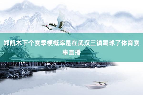 郑凯木下个赛季梗概率是在武汉三镇踢球了体育赛事直播
