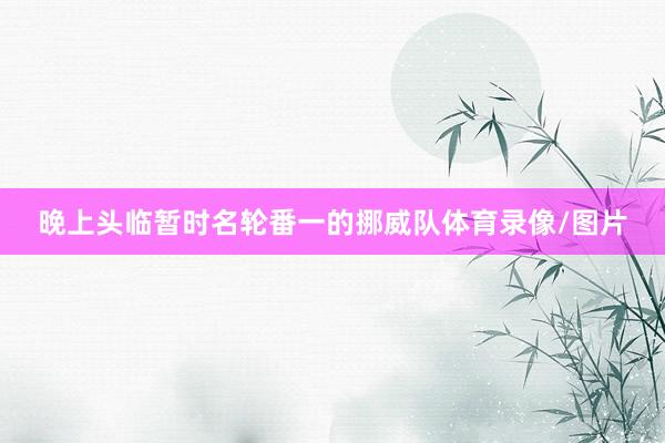 晚上头临暂时名轮番一的挪威队体育录像/图片