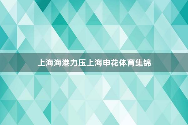 上海海港力压上海申花体育集锦
