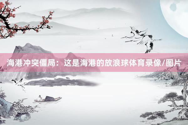 海港冲突僵局：这是海港的放浪球体育录像/图片