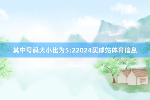 其中号码大小比为5:22024买球站体育信息