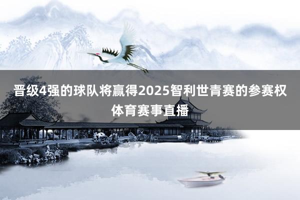 晋级4强的球队将赢得2025智利世青赛的参赛权体育赛事直播