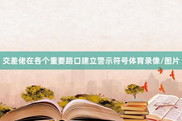 交差佬在各个重要路口建立警示符号体育录像/图片