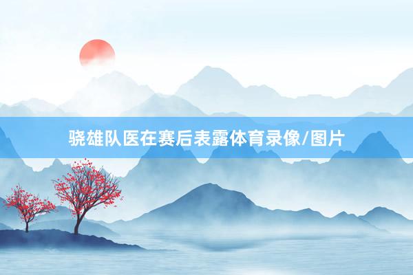 骁雄队医在赛后表露体育录像/图片