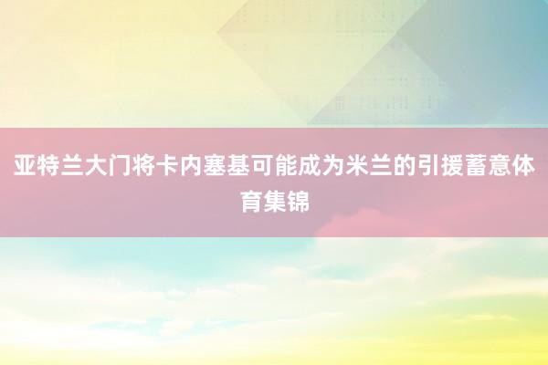 亚特兰大门将卡内塞基可能成为米兰的引援蓄意体育集锦