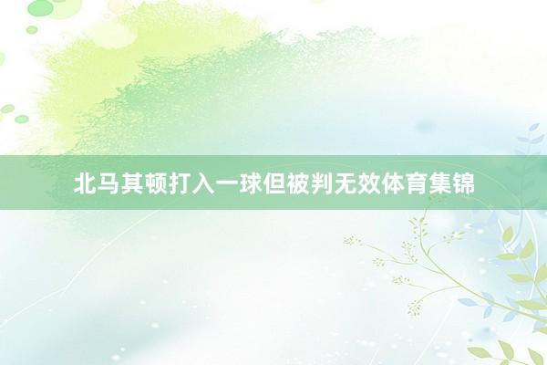 北马其顿打入一球但被判无效体育集锦