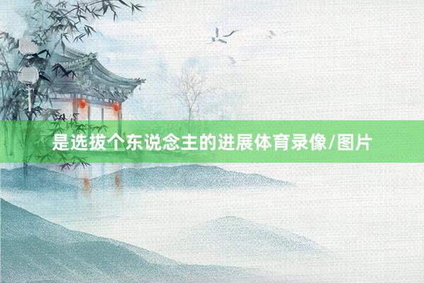 是选拔个东说念主的进展体育录像/图片