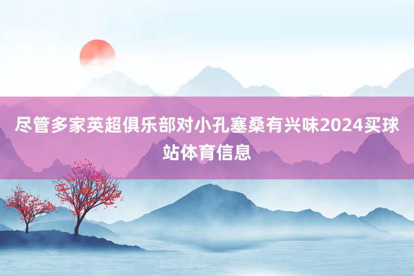 尽管多家英超俱乐部对小孔塞桑有兴味2024买球站体育信息