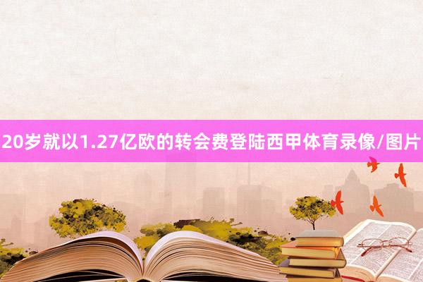 20岁就以1.27亿欧的转会费登陆西甲体育录像/图片