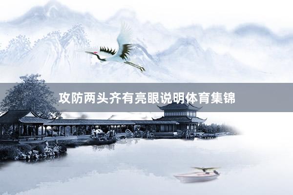 攻防两头齐有亮眼说明体育集锦
