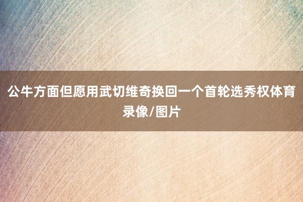 公牛方面但愿用武切维奇换回一个首轮选秀权体育录像/图片