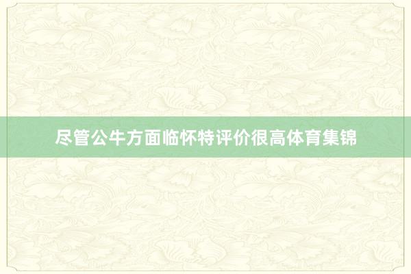 尽管公牛方面临怀特评价很高体育集锦