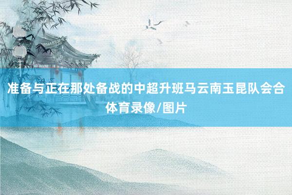 准备与正在那处备战的中超升班马云南玉昆队会合体育录像/图片